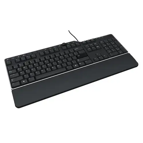 DELL KB522, pilno dydžio (100%), laidinis, USB, membraninis, QWERTY, juodas