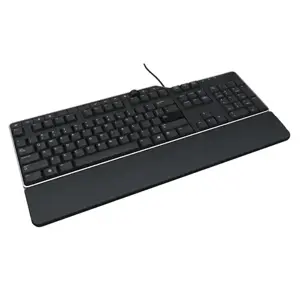 DELL KB522, pilno dydžio (100%), laidinis, USB, membraninis, QWERTY, juodas