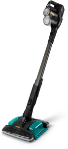 Philips 8000 Series Aqua Plus XC8349/01 Cordless Vacuum, Stick vacuum, Bagless, Black, 0.6 L, 18.3 l/s, Dry&wet