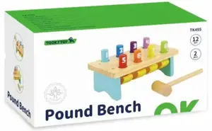 TOOKY TOY MEDINIS SUOLAS SU NUMERIAIS IR PLAKTUJU TK495
