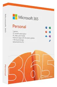 SW RET MICROSOFT 365 PERSONAL/ENG 1Y QQ2-01897 MS