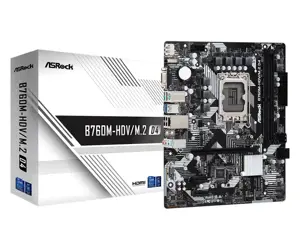 Pagrindinė plokštė ASROCK Intel B760 Express LGA1700 Micro-ATX Atmintis DDR4 Atminties lizdai 2 2xP…