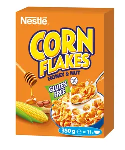 NESTLE Corn Flakes dribsniai su medumi, 350g