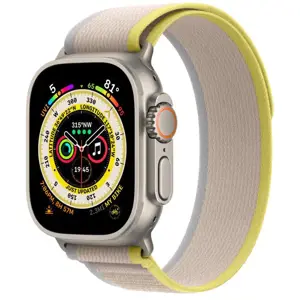 IŠMANUSIS LAIKRODIS ULTRA 49MM CELL./TITANINIS/ GELTONAS MQFU3 APPLE