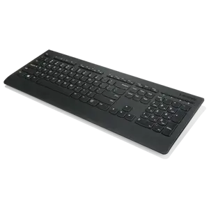 Lenovo 4X30H56829, pilno dydžio (100%), belaidis, RF belaidis, QWERTY, juodas, pelė pridedama