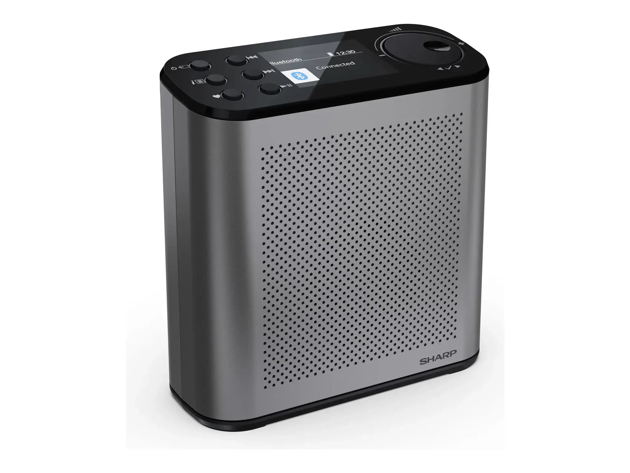 Sharp OSAKA Portable Digital Radio | DR-P530(GY) | USB port | Bluetooth | FM radio | Wireless connection