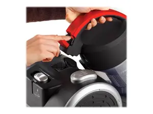 "Polti" dulkių siurblys PBEU0105 Forzaspira C110_Plus be maišelio, galia 800 W, dulkių talpa 2 l, juoda/raudona