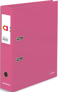 A4 Lever Arch File Ambar Pink