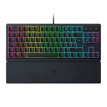 "Razer Ornata V3 Tenkeyless RGB LED light, JAV, laidinė, juoda, mechaninė žaidimų klaviatūra