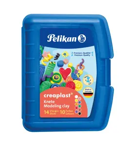 Plastilinas 10sp 240g mėlynoje dėžutėje