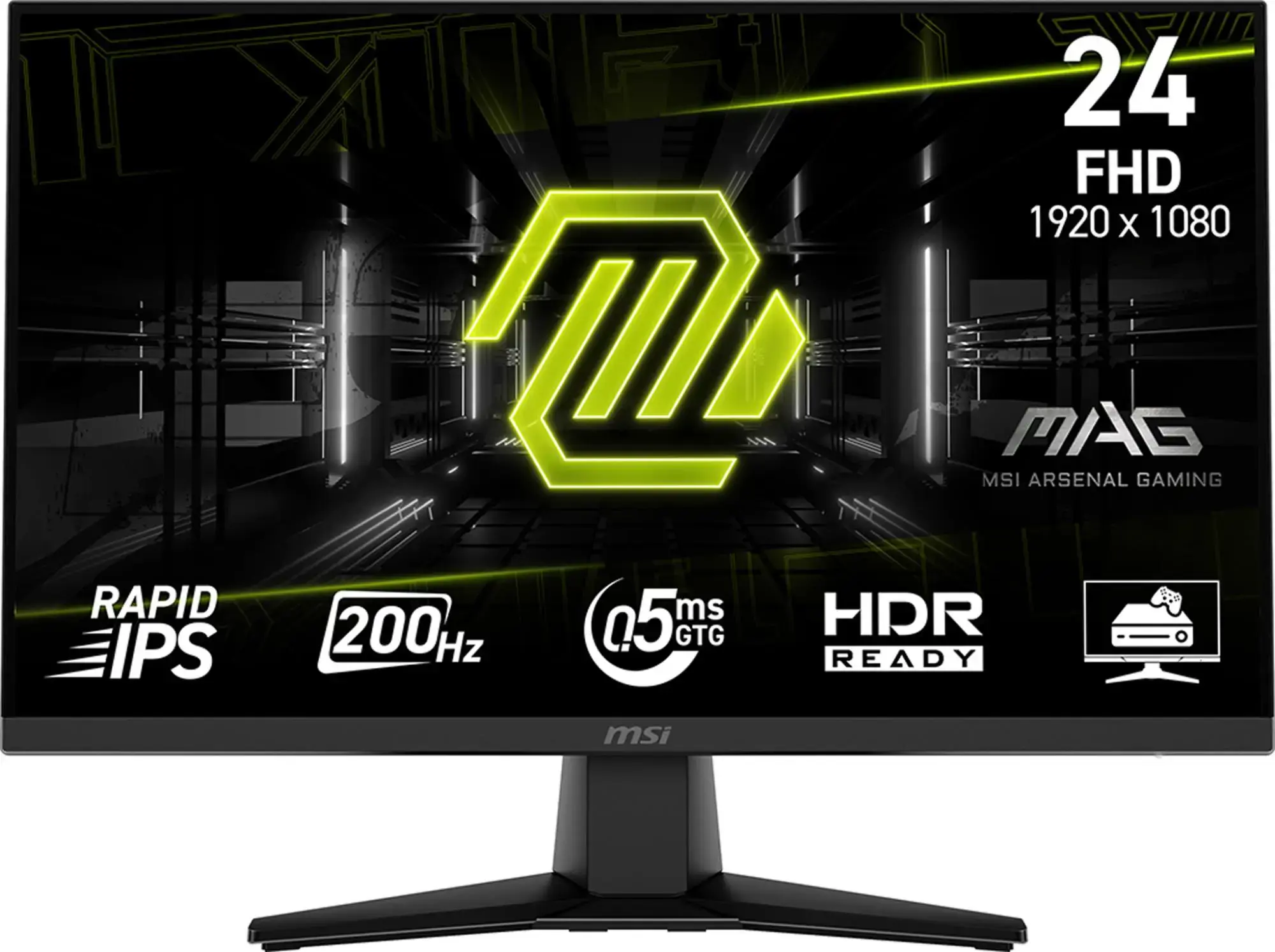 LCD Monitor MSI 23.8 " 1920 x 1080 pixels Full HD Native aspect ratio 16:9 LCD Flat MAG242F