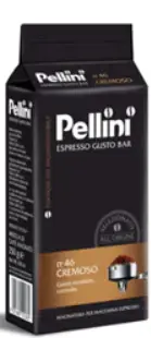 Kava PELLINI Espresso Gusto Bar Cremoso, malta, 250 g