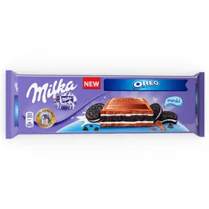 Šokoladas MILKA Oreo, pieniškas, 300 g