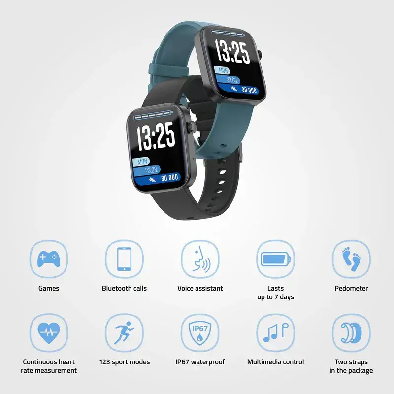 LAMAX BCool2 Plus Black Smartwatch