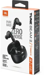 JBL wireless earbuds Tune Beam 2, black