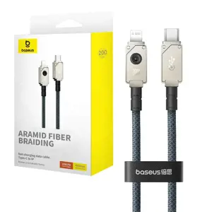 "Baseus" USB C-IP 20A greitojo įkrovimo kabelis, 2 m (tamsiai mėlynas)