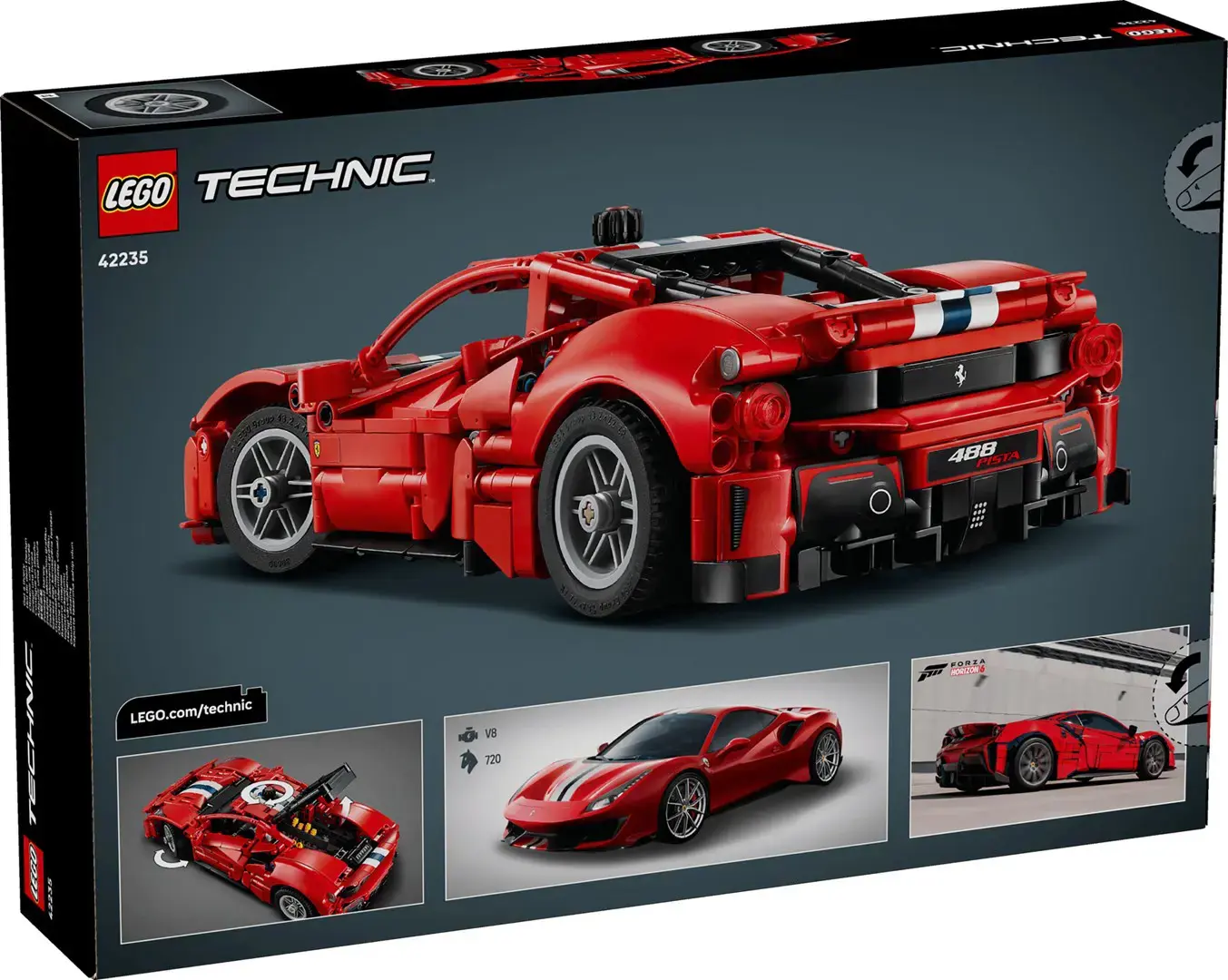 LEGO TECHNIC 42235 Ferrari 488 PISTA