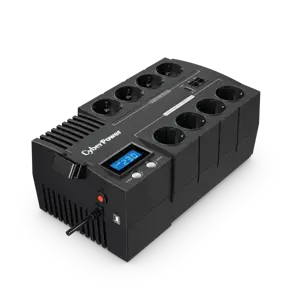CYBERPOWER BR1000ELCD Linijinis interaktyvusis UPS 1000VA/600W GreenPower Energiją taupanti technol…
