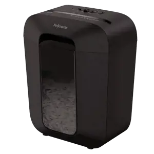 "Fellowes Powershred LX45", kryžminis smulkinimas, 4 x 37 mm, 17 l, mygtukai, 6 min, juoda