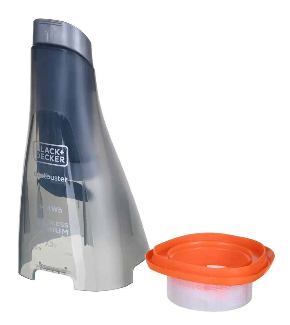 "Black & Decker" NVC220WBC rankinis dulkių siurblys Mėlynas, chromuotas Be maišelio