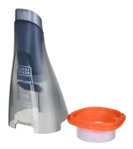 "Black & Decker" NVC220WBC rankinis dulkių siurblys Mėlynas, chromuotas Be maišelio