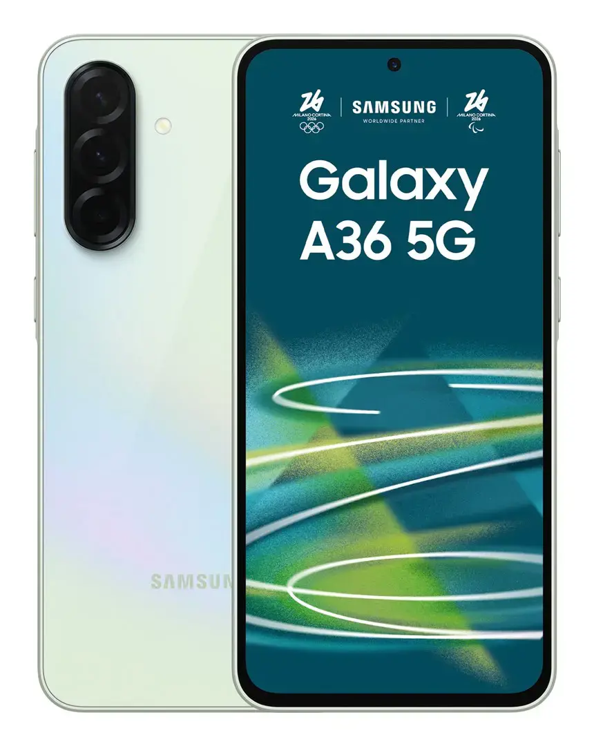Samsung Galaxy A36 A366 (Lime) Dual SIM 6.7" Super AMOLED 1080x2340/2.4GHz&1.8GHz/6GB RAM/128GB/Android 15/WiFi,BT,4G,5G | Samsung