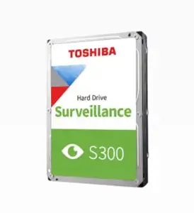 TOSHIBA S300 stebėjimo kietasis diskas 4TB 3,5 colių SATA 5400 aps./min 256MB 24/7 3 metus BULK