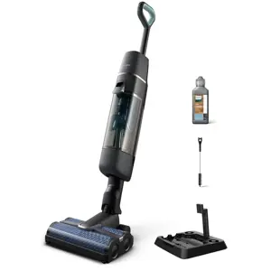 Philips XW7110, Stick vacuum, Bagless, Champagne, Grey, 0.67 L, 0.6 L, Dry&wet