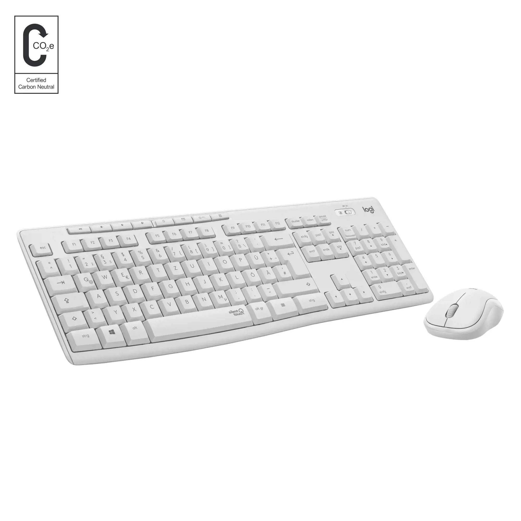 "LOGITECH MK295 Silent Wireless Combo" - OFF WHITE - US INTL - INTNL