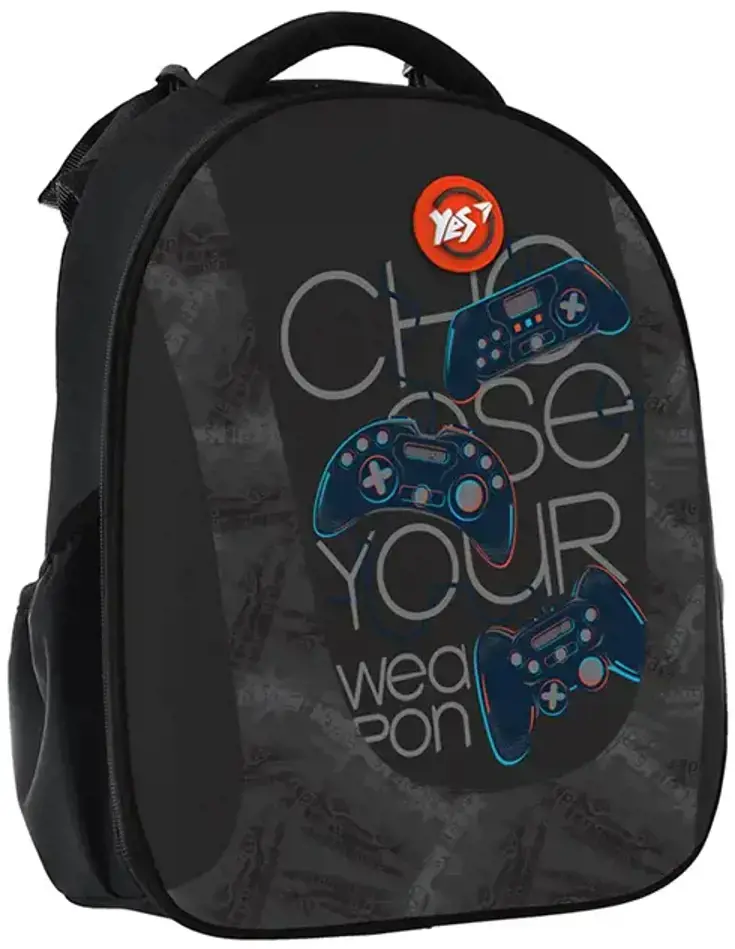 Kuprinė YES H-28 "Game", pilkos sp., 37x19x30 cm