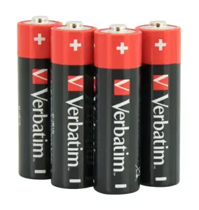 "Verbatim" AA, vienkartinė baterija, AA, šarminė, 1,5 V, "Premium", juoda, raudona