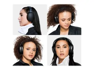 "Skullcandy" belaidės ausinės "Hesh ANC Over-ear", slopinančios triukšmą, belaidės, tikrai juodos spalvos