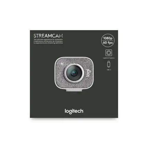 "Logitech StreamCam", 1920 x 1080 taškų, "Full HD", 60 kadrų per sekundę, 1080p, 2 - 3,7 mm, 0,1 m