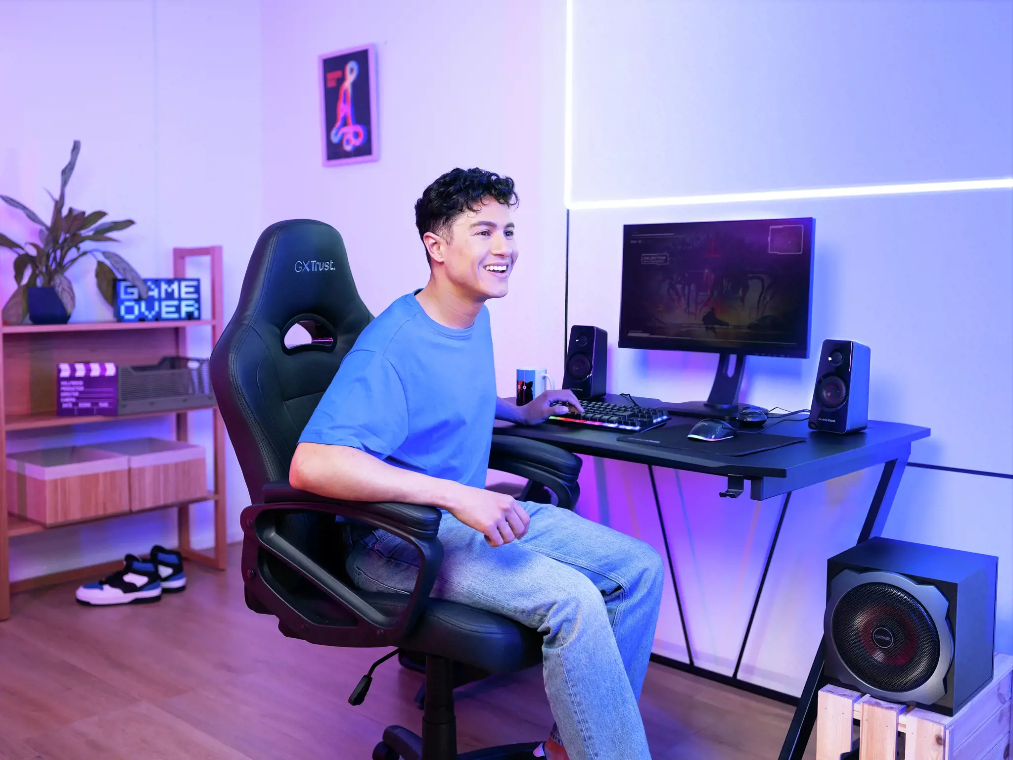 "Trust GXT 38 2.1", 2.0 kanalų, laidinis, 60 W, juodas