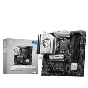 MSI B760M GAMING PLUS WIFI, Intel, LGA 1700, Intel® Celeron®, Intel® Pentium® Gold, LGA 1700, DDR5-…