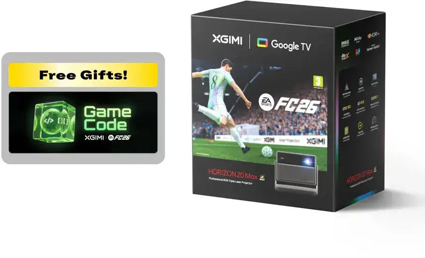 Xgimi projector Horizon 20 Max Limited Edition with FC26 code
