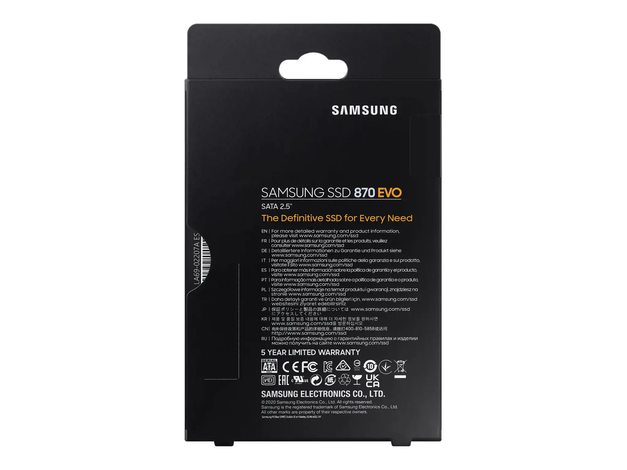 SSD diskas Samsung 870 EVO 250 GB, 2.5", Serial ATA III