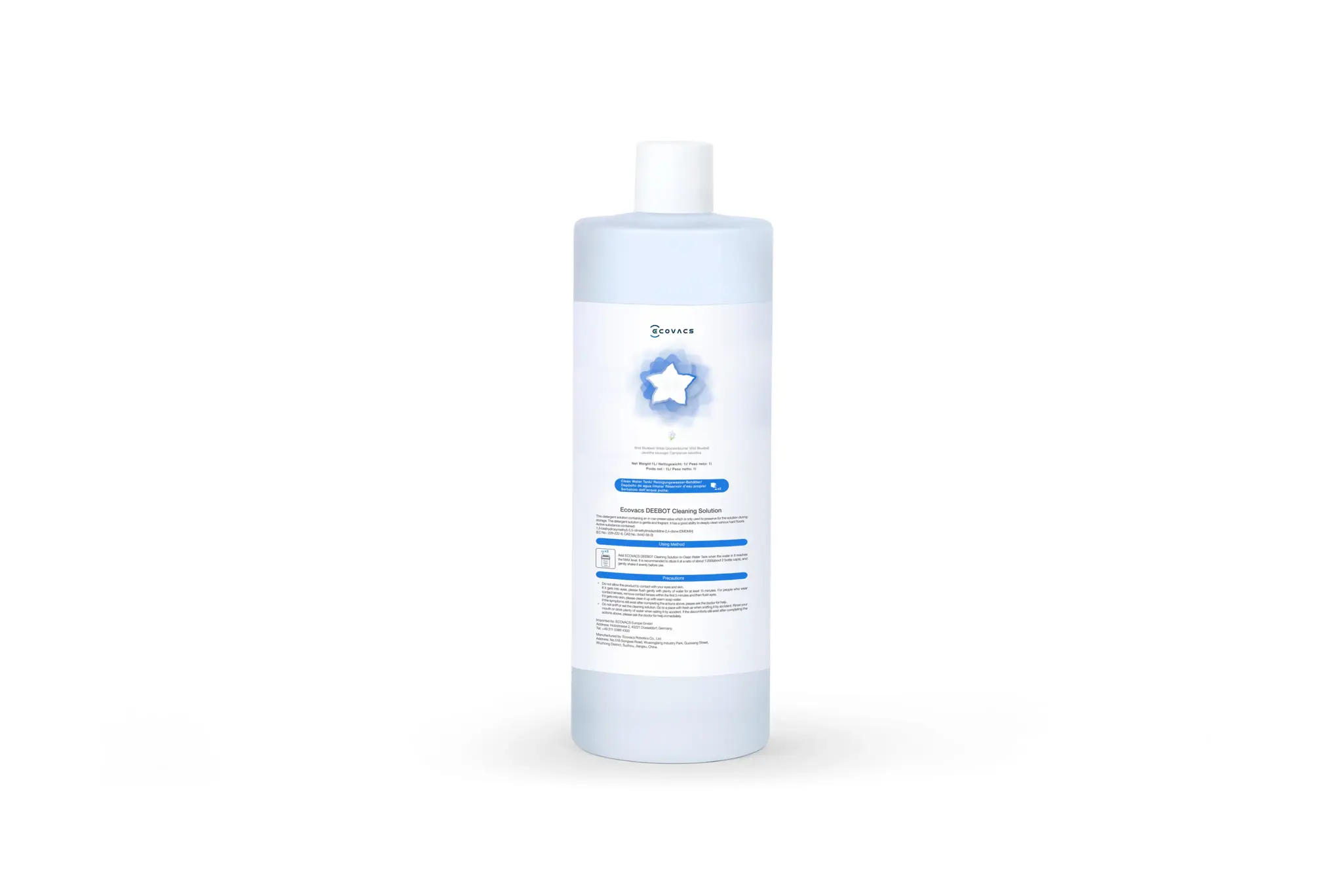 "Ecovacs" valymo tirpalas DEEBOT X1 šeimai D-SO01-0019 1000 ml