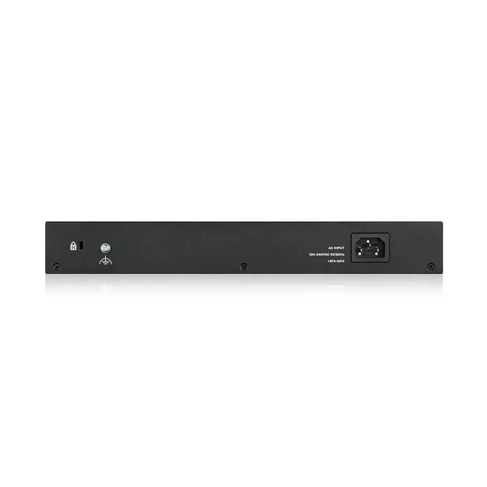 Zyxel GS1900-24EP, valdomas, L2, Gigabit Ethernet (10/100/1000), dvipusis duomenų perdavimas, maitinimas per Ethernet (PoE), montavimas į stovą