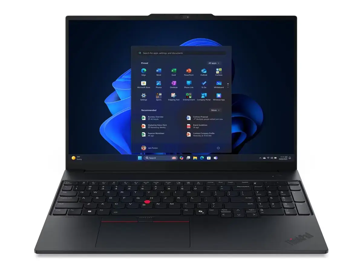 Nešiojamas kompiuteris Lenovo ThinkPad E16 G3 AMD, AMD Ryzen 5 230 (Max. 4.90GHz, 16M, 6C), 512 GB, 16 Coliai, Windows 11 Pro