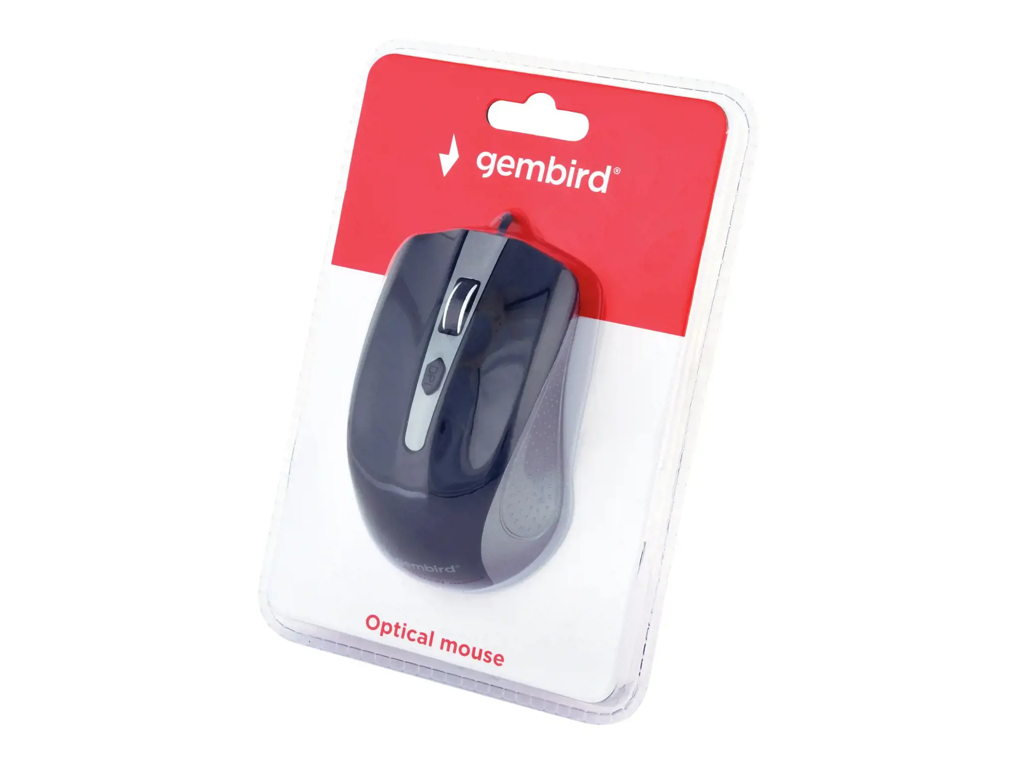 GEMBIRD MUS-4B-01-GB Gembird optinė pelė MUS-4B-01-GB, 1200 DPI, USB, juoda/ erdviai pilka