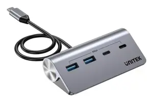 UNITEK H1337AGY01 interface hub USB 3.2 Gen 1 (3.1 Gen 1) Type-C 5000 Mbit/s Grey