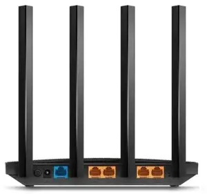 TP-Link Archer C6U, "Wi-Fi 5" (802.11ac), dviejų dažnių (2,4 GHz / 5 GHz), Ethernet LAN, 4G, juodas, stalinis maršrutizatorius