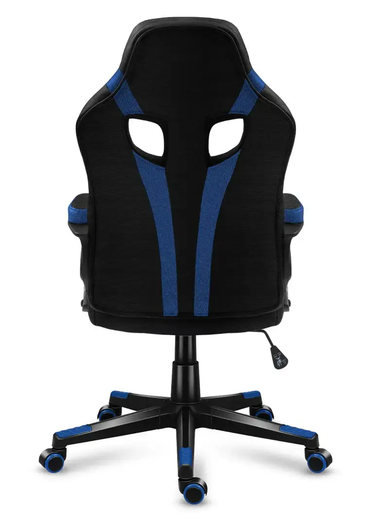 Huzaro FORCE 2.5 BLUE MESH Žaidimų fotelis Tinklinė sėdynė Juoda, mėlyna