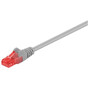 GB CAT6 TINKLO KABELIS U/UTP PILKAS 1M