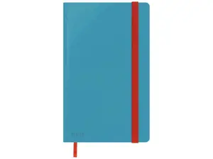 Užrašų knygelė LEITZ COSY A5, 80 lapų, langeliais, mėlyna