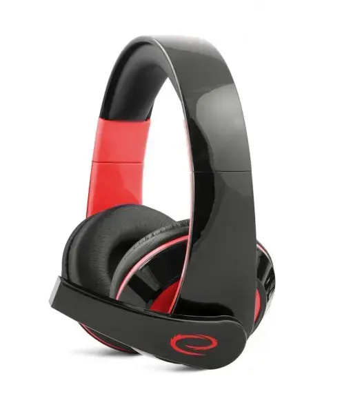 "ESPERANZA" STEREO AUSINĖS SU MIKROFONU ŽAIDĖJAMS "CONDOR RED
