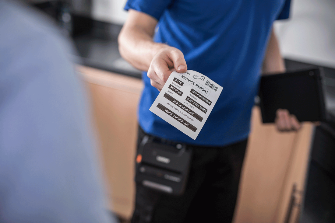 Brother BDL-7J000102-058, balta, nelipni spausdintuvo etiketė, ištisinė etiketė, tiesioginio terminio spausdinimo, stačiakampė, Brother RJ, TD