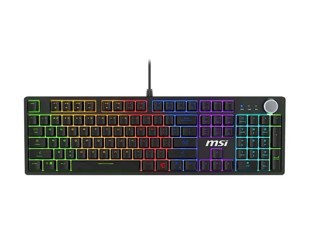 KEYBOARD GAMING BLACK US/FORGE GK310 RED MSI