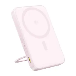 Baseus powerbank with stand PicoGo Qi2 5000mAh 20W (pink)